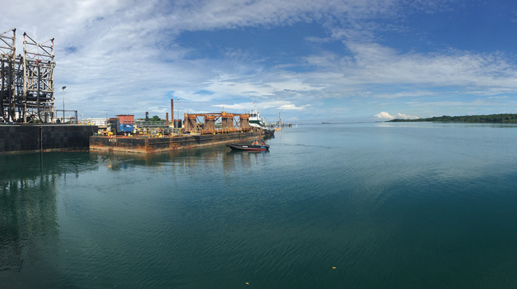 EPC de SPC para Tanker Dock Terminal CHEVRON, Panamá.